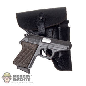 Pistol: Toys City German WWII PPK Pistol with Holster