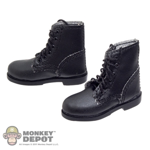 Boots: Toys City WWII German Leatherlike Ankle Boots