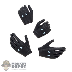 Hands: TF Toys Female Black Molded Hand Set