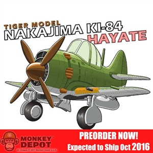 Model Kit: Tiger Models WWII Japanese Nakajima KI-84 Hayate (Egg Plane) (TIG-102)