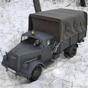 Boxed Vehicle: Toy Model Opel Blitz Truck in Panzer Gray (TML-1505)
