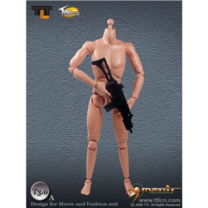 Boxed Figure: TTL Toys Action Figure Male,  Caucasian (Muscular) (TTL-T3.0A)