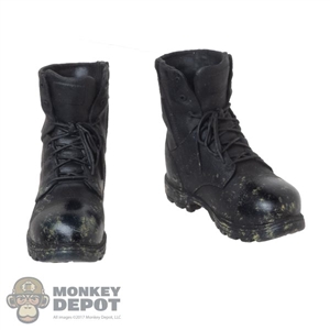 Boots: ThreeZero Mens Molded Weathered Tactical Boots