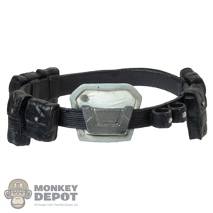 Belt: ThreeZero Black Molded Belt w/Pouches