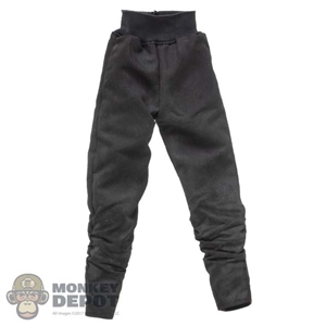 Pants: ThreeZero Mens Black Slightly Weathered Pants