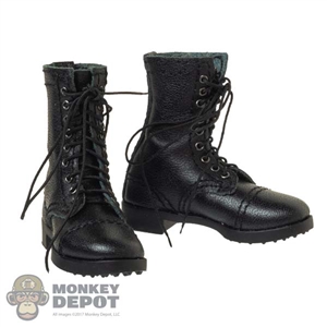 Boots: Ujindou Mens Black Russian Paratrooper Combat Boots