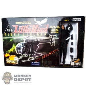 Boxed Vehicle: 21st Century Toys AH-6 Little Bird Night Stalker w/Figure (14105)