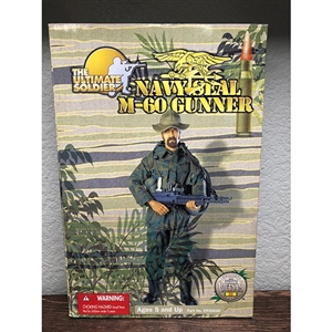 Boxed Figure: 21st Century Navy Seal M-60 Gunner (33620)