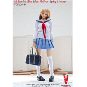 Clothing Set: Very Cool Sailor High School Outfit Light Blue/White (VCM-2014B)