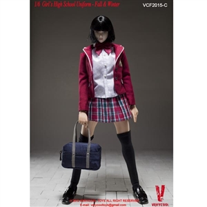 Clothing Set: Very Cool Girl’s High School Uniform Set C (VCM-2015C)
