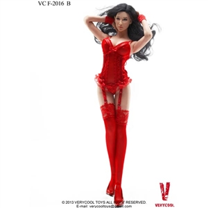 Clothing Set: Very Cool Red Corset Set (VCF-2016B)