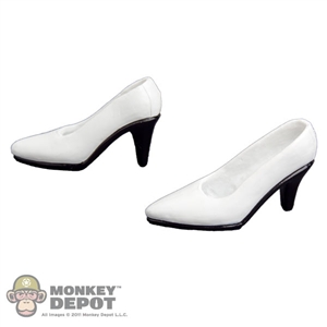 Shoes: Very Cool White High Heel Shoes (VCF-2017C)