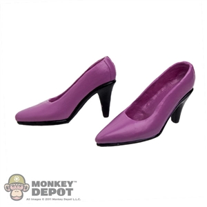 Shoes: Very Cool Purple High Heel Shoes (VCF-2017D)