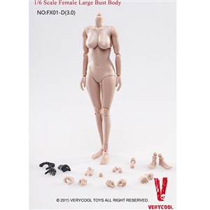 Boxed Figure: Very Cool Female Large Bust Body (VCF-X01D)