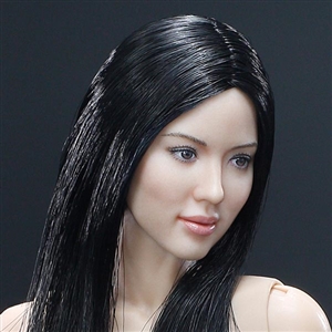 Boxed Figure: Very Cool Asian Black Straight Hair Headsculpt (VCF-X04A)