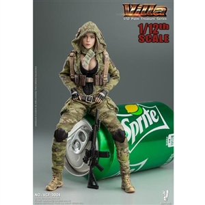 Very Cool 1:12 MC Camouflage Women Soldier - Villa (VCF-3004)