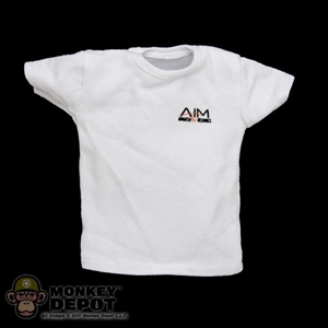 Shirt: Very Cool White AIM Graphic T-Shirt