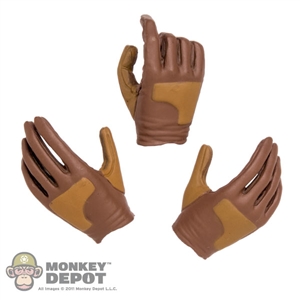 Hands: Very Cool Brown Gloved Hand Set