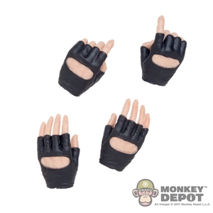 Hands: Very Cool Molded Fingerless Gloved Hand Set