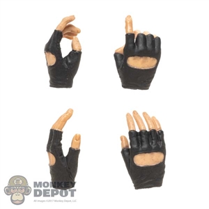 Hands: Very Cool Molded Fingerless Gloved Hand Set