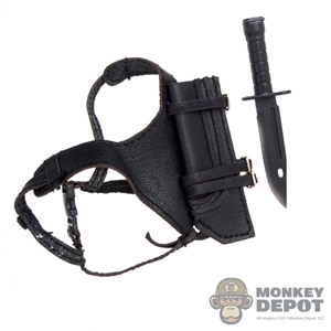 Harness: Very Cool Black Female Harness w/Knife & Sheath