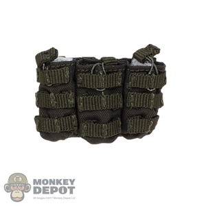 Pouch: Very Cool OD Green Triple Ammo Pouch (MOLLE)
