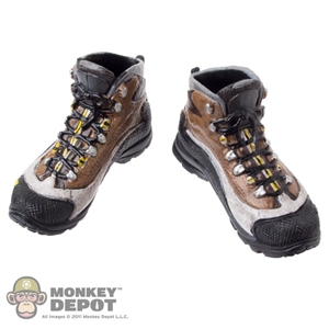 Boots: Very Hot Black/Brown Combat (No Ankle Pegs)