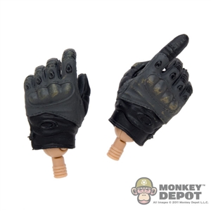 Black/Gray Tactical Gloves