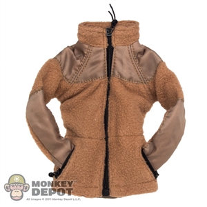 Jacket: Very Hot Tan Fleece Coat