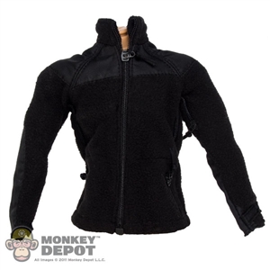 Jacket: Very Hot Black Fleece Coat