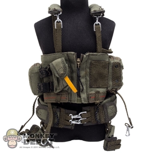 Harness: Very Hot Green Chest Rig & Belt