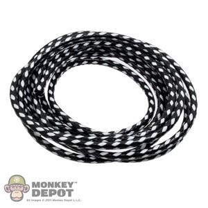 Tool: Very Hot Black/White Mountain Climbing Rope