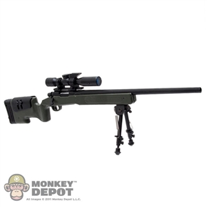 Rifle: Very Hot Dark Green Sniper Rifle w/Scope