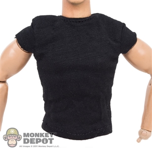 Shirt: Very Hot Black T-Shirt w/Cut Sleeves