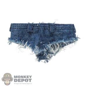 Shorts: VS Toys Blue Cut Denim Shorts