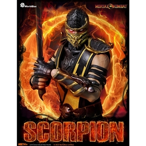 Boxed Figure: World Box Mortal Kombat Scorpion