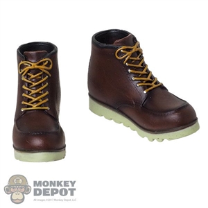 Boots: World Box Mens Molded Moc Toe Boots