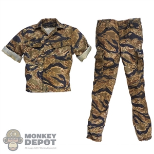 Uniform: WJL Toys Mens Tiger Stripe Camo Uniform