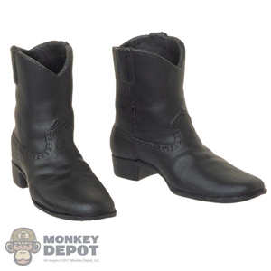 Boots: WJL Toys Mens Black Molded Boots