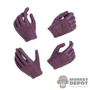 Hands: Wolf King Female Purple Molded Hand Set