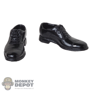 Shoes: Warrior Model Mens Black Molded Dress Shoes