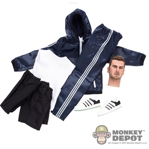 Clothing Set: Wild Toys Windbreaker Set (Navy Blue) (WT-22D)