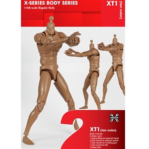 Boxed Figure: X Series Action Figure Male, Tan (XT01)