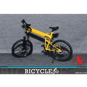 Bicycle: X Toys 1/6 Folding Bike - Yellow (XT-009B)