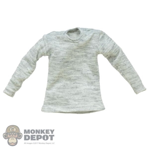 Shirt: Young Rich Toys Female Heathered Grey Long Sleeve Shirt