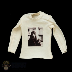 Shirt: Young Rich Toys Female Off White Long Sleeve T-Shirt
