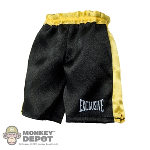 Shorts: ZC World Black & Yellow Boxing Shorts
