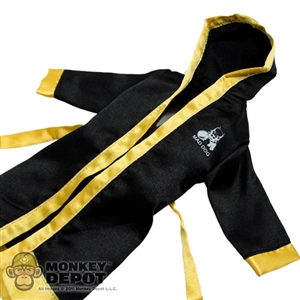 Coat: ZC World Black & Yellow Hooded Robe