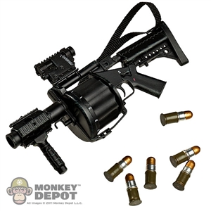 Rifle: ZY Toys Multiple Grenade Launcher Mk14 Short - Black