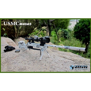 Rifle: ZY Toys USMC M40A5 - Snow